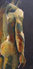 Kim Bruce | Figure 2, 1999 Oil on Board
