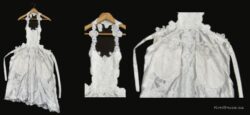 Henigman Bruce - A Good Wife - Apron 1, Recycled Wedding Dress (Life Size) Henigman Bruce - A Good Wife - Apron 1