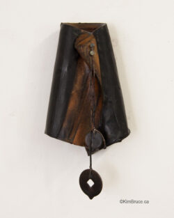 Henigman Bruce - Distressed, Encaustic, good luck coins, string on a book, 6.5"h x 3.5"w x 1.5"d overall Henigman Bruce - Distressed