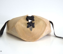 Laced, Beeswax, ribbon, book, , 8"w x 3"h x 5.25"d Henigman Bruce - Laced