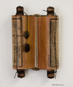 Henigman Bruce - Let Us Pray, Encaustic and found objects on a book, 6"h x 4"w x 1.25"d overall SOLD Henigman Bruce - Let Us Pray