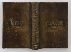 Henigman Bruce - Book End - Vol III, 2010, Encaustic and oil on board, 10x7x2 Henigman Bruce - Book End - Vol III
