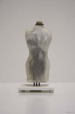 Henigman Bruce - Pinster, cast beeswax with pins, 2.75" x 2" x 6" Henigman Bruce - Pinster