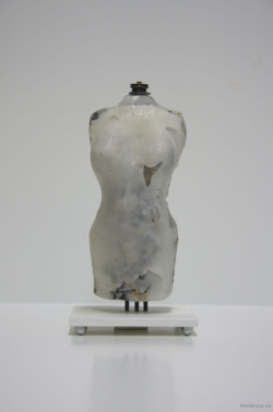 Henigman Bruce - Rock Solid, cast beeswax with gravel, 2.75" x 2" x 6" Henigman Bruce - Rock Solid