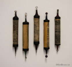 Henigman Bruce - Texts, Encaustic & found objects on books, 13"h x 12"w x 1.75"d overall, SOLD Henigman Bruce - Texts