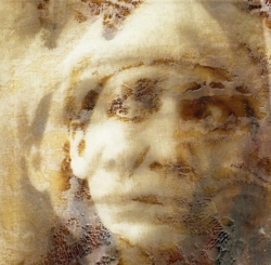 #HenigmanBruce - A Sideways Glance. Hand pulls monoprints on acetate and chiffon kim-me