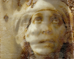 #HenigmanBruce - Looking UP, Hand pulls monoprints on acetate and chiffon lookingup003